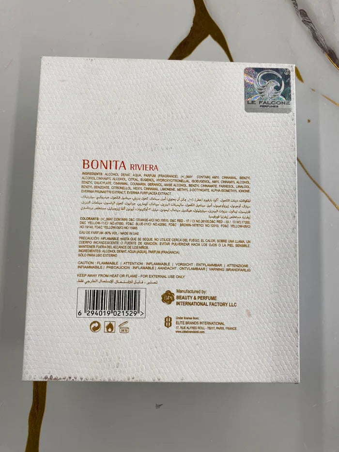 Bonita Riviera By Le Falcone Eau De Parfum 100 ML (3.4 FL OZ) Women