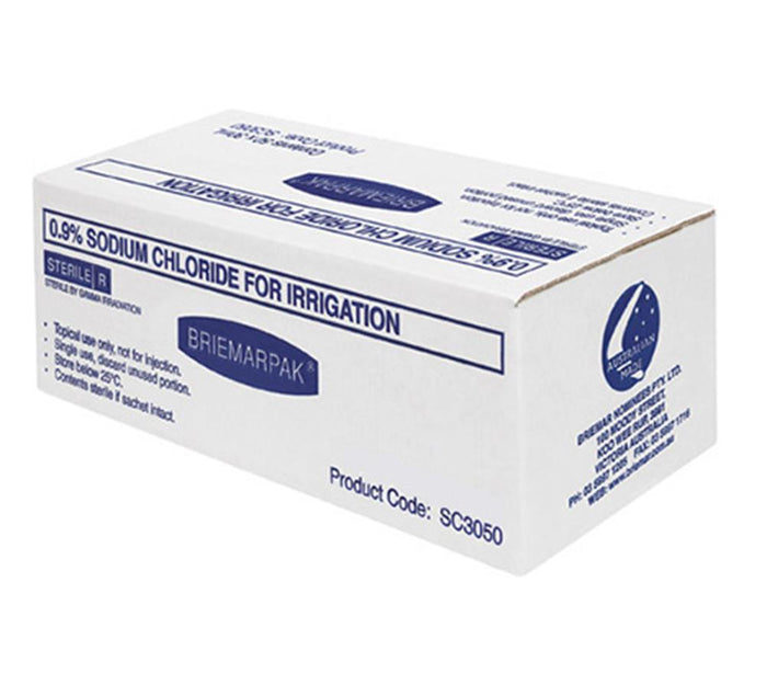 Briemar Saline Solution Sodium Chloride 0.9% 30ml - 75 Sachets
