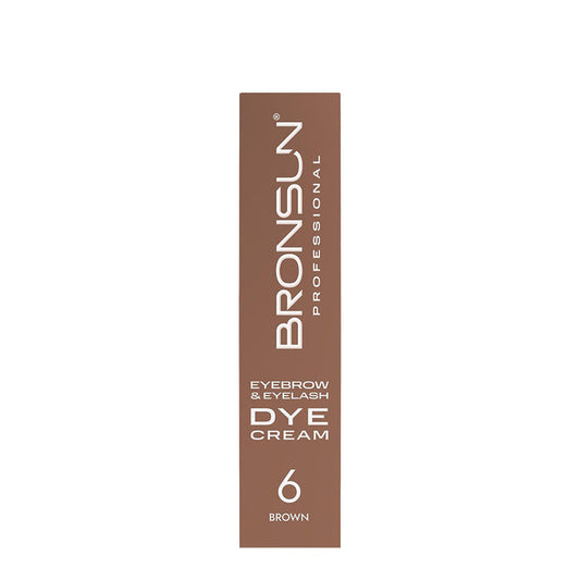 Bronsun Lash & Brow Cream Dye - Brown #6 - 15ml