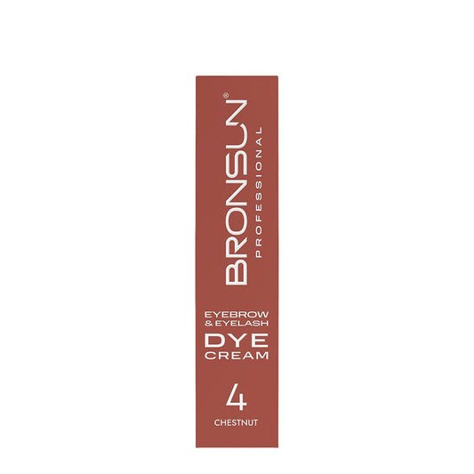 Bronsun Lash & Brow Cream Dye - Chestnut #4 - 15ml