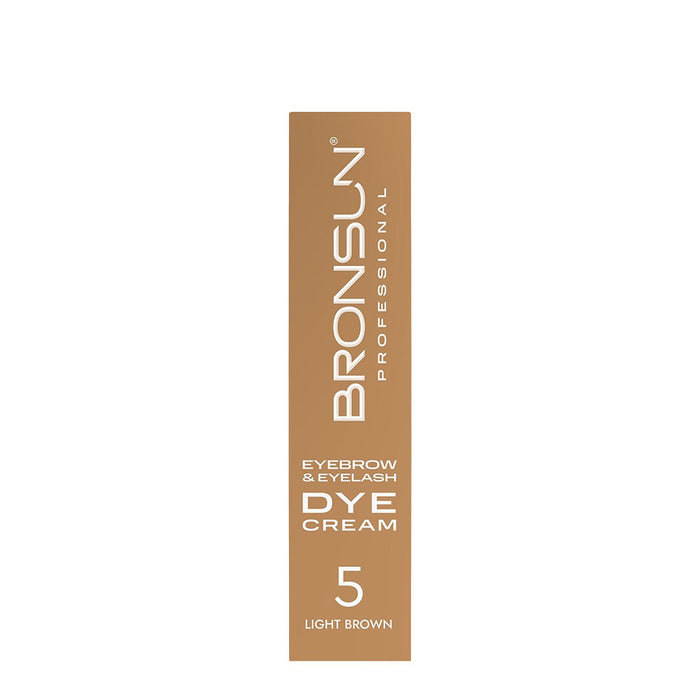 Bronsun Lash & Brow Cream Dye - Light Brown #5 - 15ml