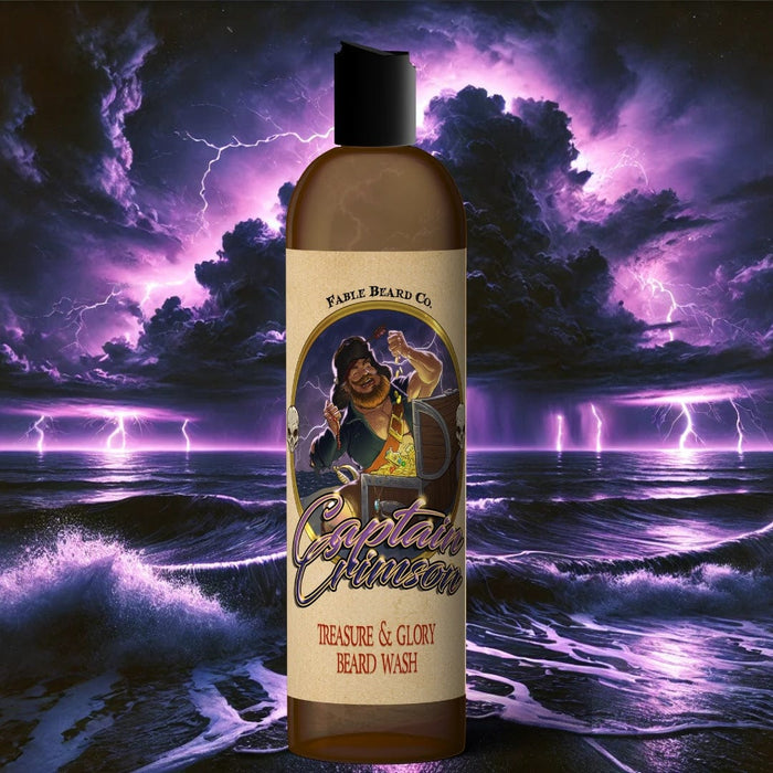 Captain Crimson - Beard Wash - Creamy Coconut, Sea Salt, Fresh Vanilla