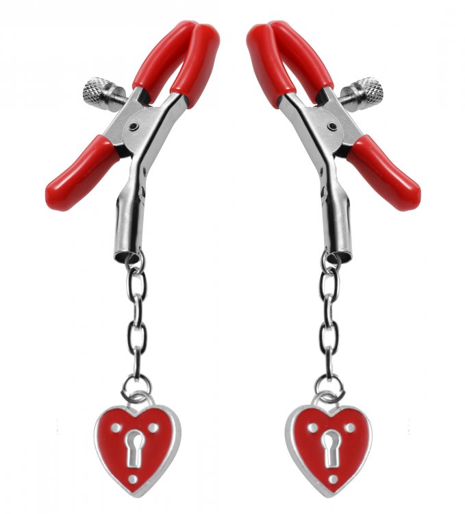 Captive Heart Nipple Clamps Image 2