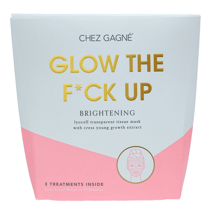 Chez Gagné - Glow the F*ck Up Facial Sheet Masks 1 Sheet