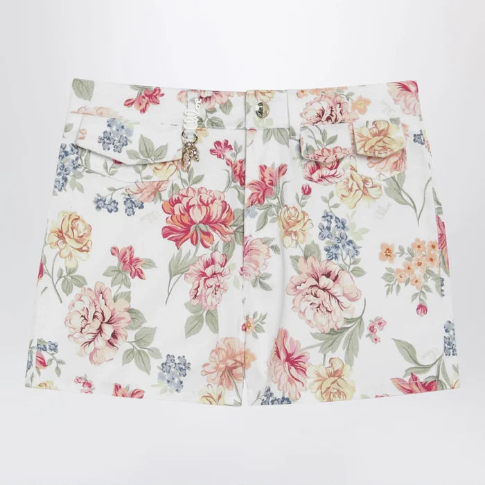 Chloé - Cotton floral print shorts Brand Apparel & Accessories > Clothing > Shorts 8