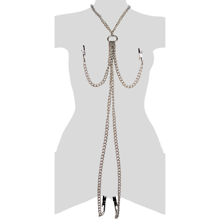 Collar Nipple and Labia Clamp Set