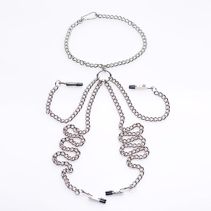 Collar Nipple and Labia Clamp Set