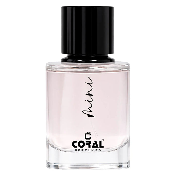 Bin Kamal Coral Mini Brown Eau De Parfum bottle for men, 50ml, with a sleek brown glass design.