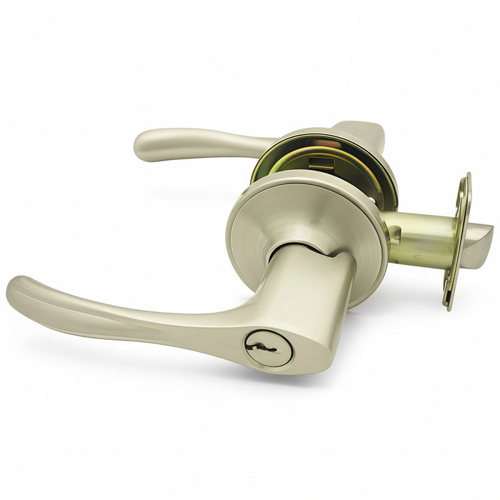 Cosmas 30 Series Satin Nickel Entry Door Lever