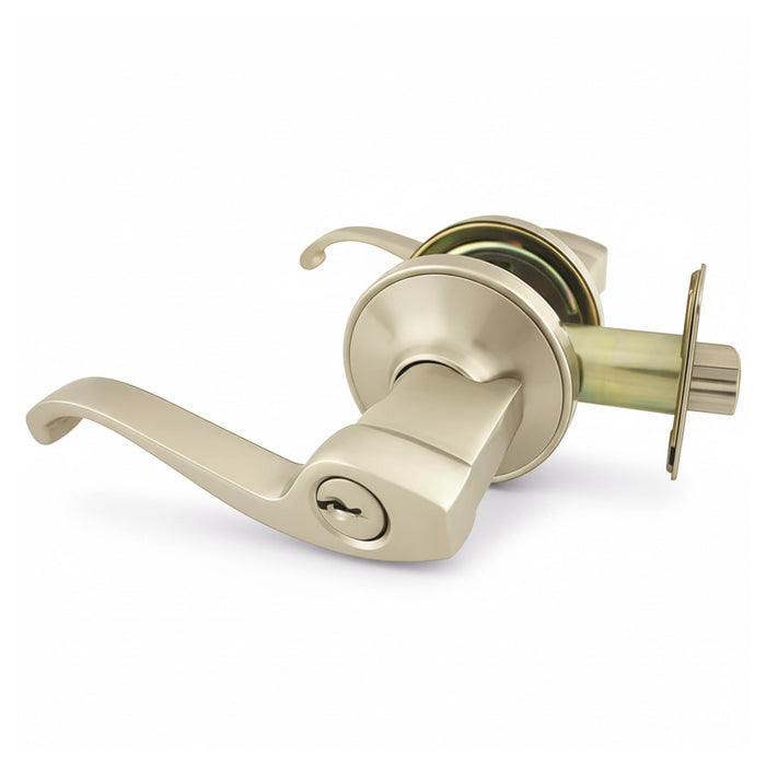 Cosmas 50 Series Satin Nickel Entry Door Lever
