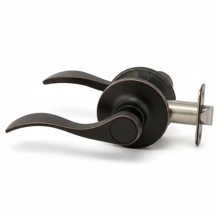 Cosmas 80 Series Oil Rubbed Bronze Passage Door Lever