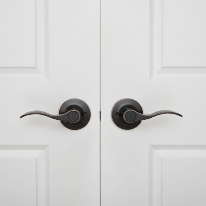 Cosmas 80 Series Oil Rubbed Bronze Right-Hand Dummy Door Lever