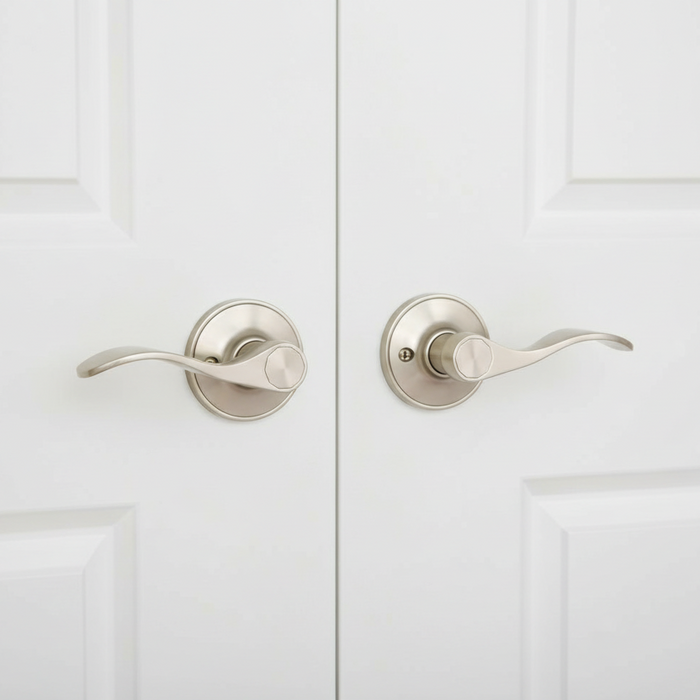 Cosmas 80 Series Satin Nickel Left-Hand Dummy Door Lever