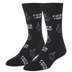 Crazy Socks - Crazy Socks - Mens Crew - F#ck You