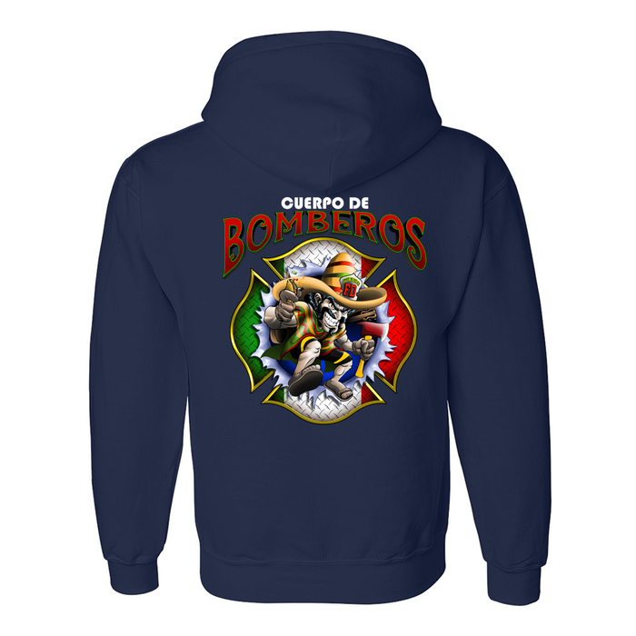 Cuerpo De Bomberos Maltese Hoodie firefighter fire department Spanish Latin pride sweatshirt