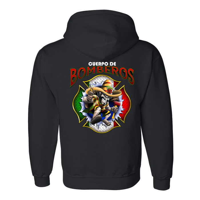 Cuerpo De Bomberos Maltese Hoodie firefighter fire department Spanish Latin pride sweatshirt
