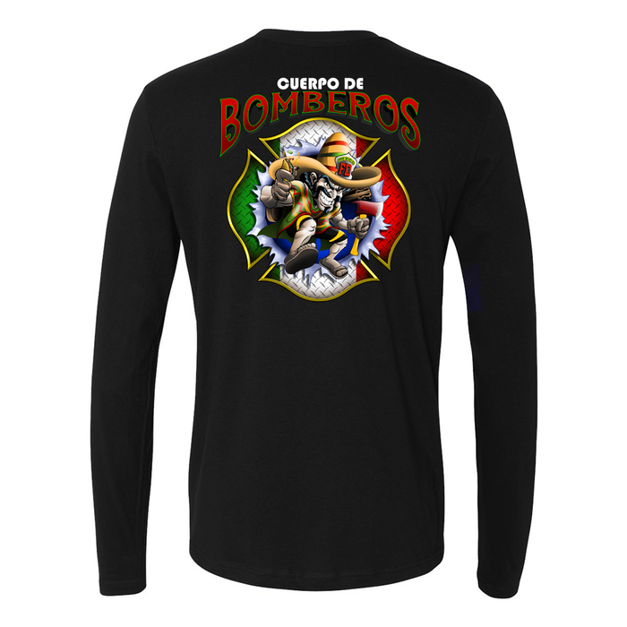 Cuerpo De Bomberos Maltese Long Sleeve Shirt firefighter fire department Spanish Latin pride