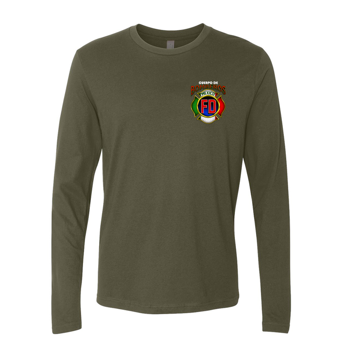 Cuerpo De Bomberos Maltese Long Sleeve Shirt firefighter fire department Spanish Latin pride