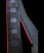 Firefighter-grade SGT radio strap with secure carabiner keeper