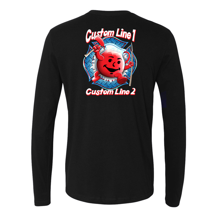 Customized Don't Drink the Kool Aid Fire Station Long Sleeve Shirt