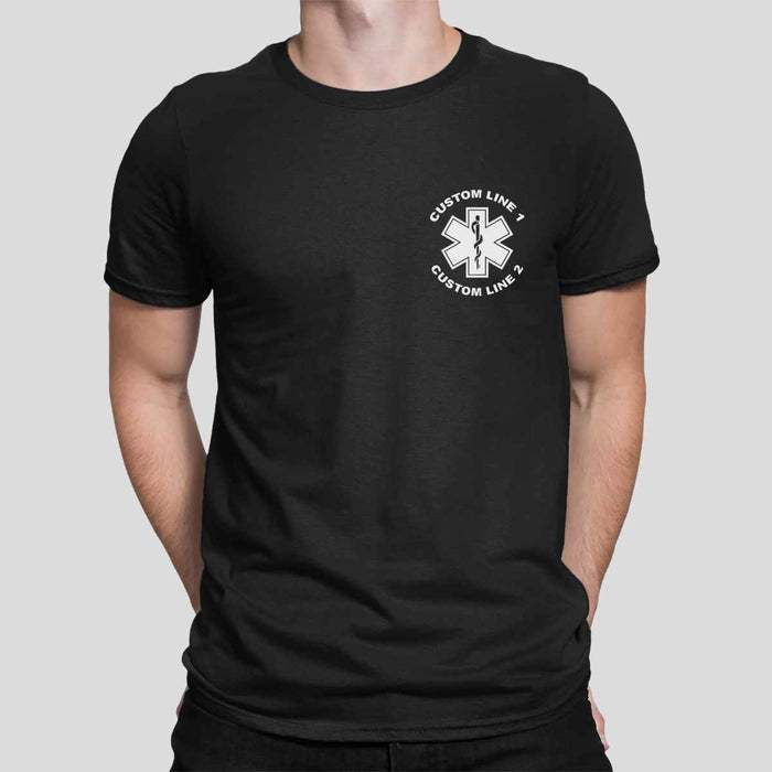 Premium EMT Custom T-Shirt with a comfortable fit and durable material, ideal for everyday wear and duty use.