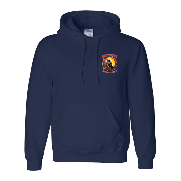 Customized Fire Axe Stallion Fire Station Hoodie