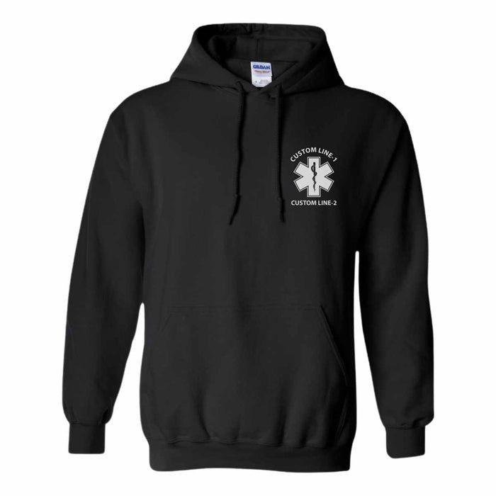 Premium paramedic hoodie offering a relaxed fit and excellent insulation for cold weather.