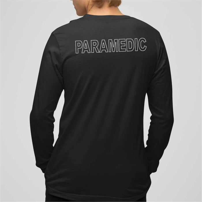 High-quality custom paramedic long sleeve shirt, ideal for cooler weather and long shifts.