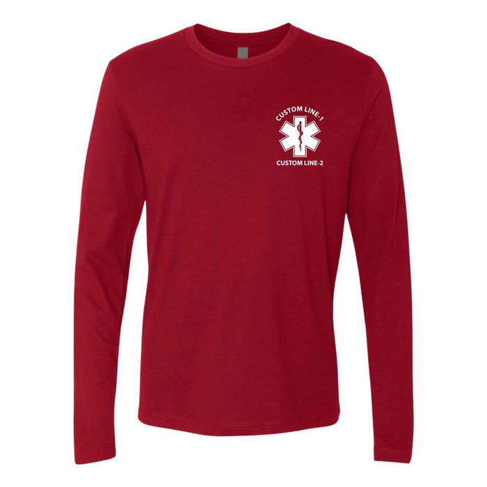 Customized Paramedic Duty Long Sleeve T-Shirt, offering warmth, durability, and comfort.