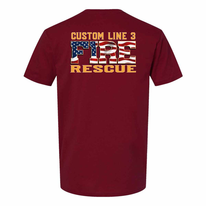 High-quality Fire Rescue Duty T-Shirt made with breathable and soft material.