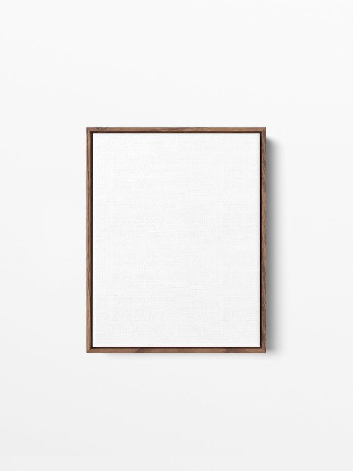 Dark Oak Floating Canvas Frame, 11x14 in | 28x36 cm