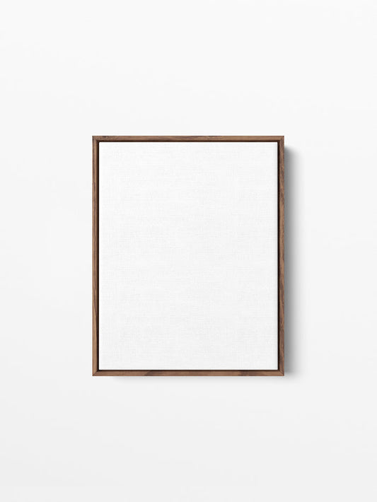 Dark Oak Floating Canvas Frame, 11x14 in | 28x36 cm