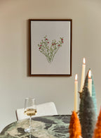 Dark Oak Floating Canvas Frame, 11x14 in | 28x36 cm