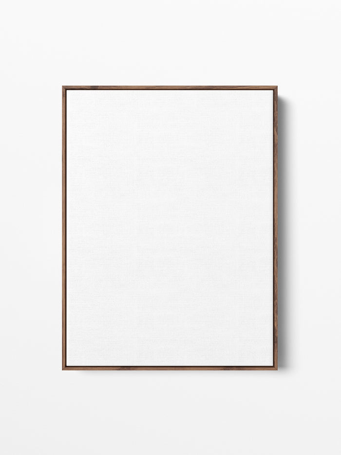 Dark Oak Floating Canvas Frame, 18x24 in | 46x61 cm