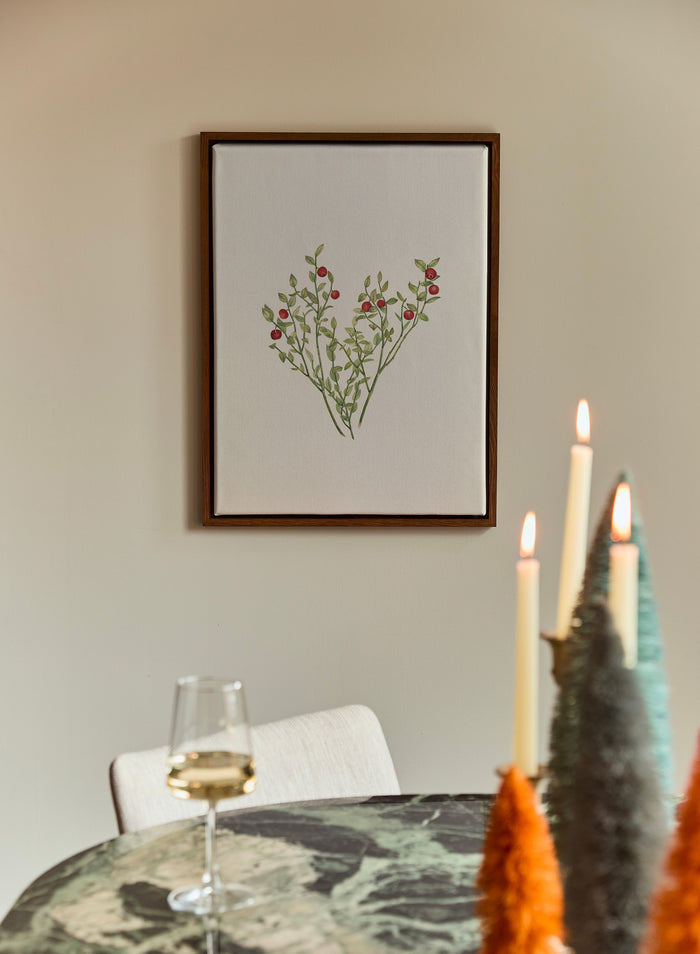 Dark Oak Floating Canvas Frame, 18x24 in | 46x61 cm