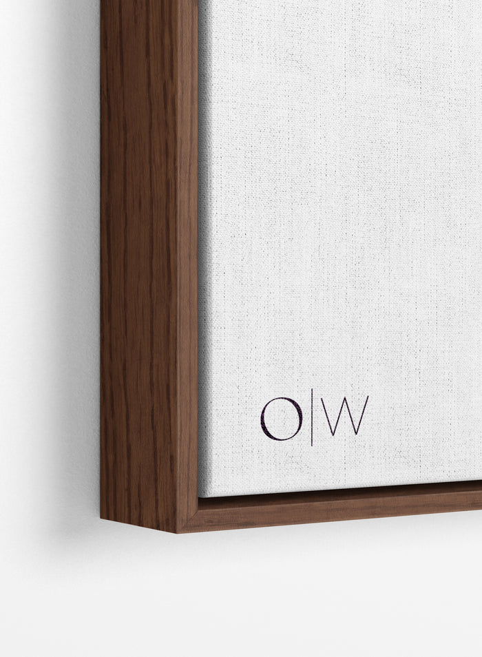 Dark Oak Floating Canvas Frame, 24x36 in | 61x91 cm
