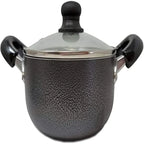Wholesale Dutch Oven 2qt: Gray, glass lid. Mexmax INC offers quality cookware. Elevate your kitchen!