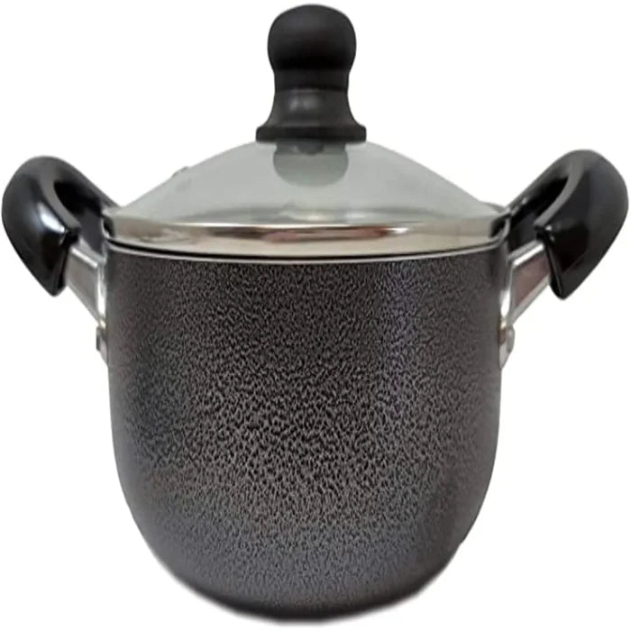 Wholesale Dutch Oven 2qt: Gray, glass lid. Mexmax INC offers quality cookware. Elevate your kitchen!