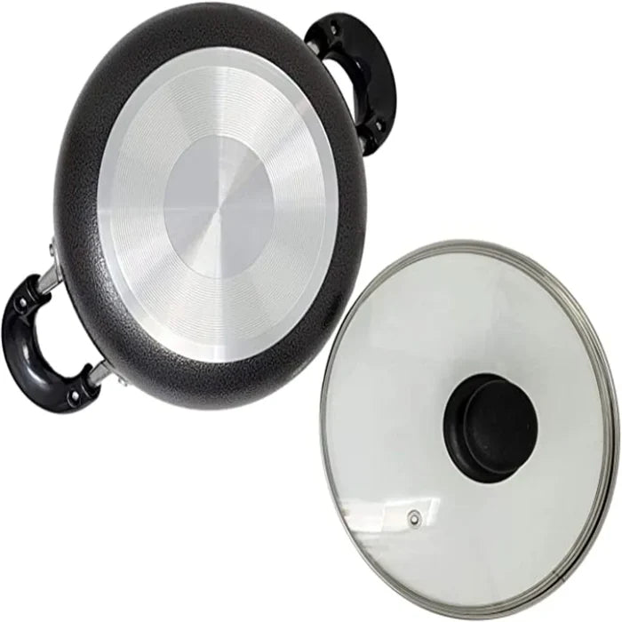 Wholesale Dutch Oven 2qt: Gray, glass lid. Mexmax INC offers quality cookware. Elevate your kitchen!