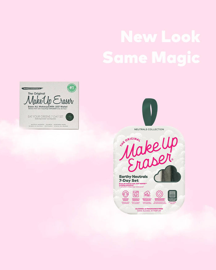 Earthy Greens 7-Day MakeUp Eraser Set | No Waste