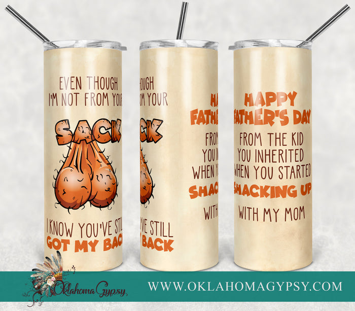 Even Though I'm Not From Your Sack, I Know You've Got My Back Digital File Wraps