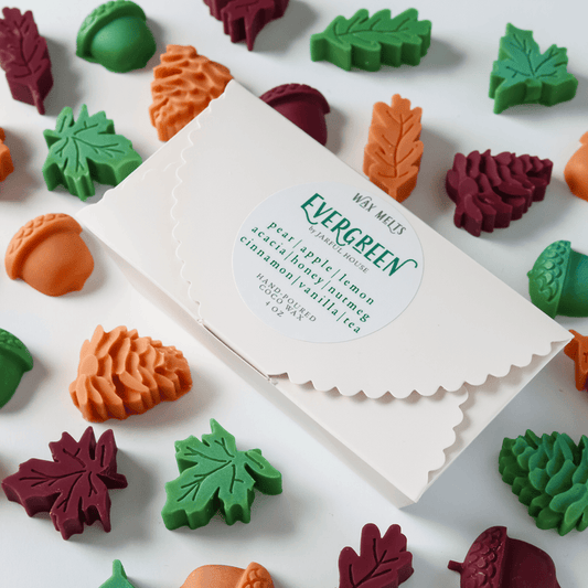 Evergreen Acorns & Leaves Wax Tarts 4 oz. | Fall Wax Melts