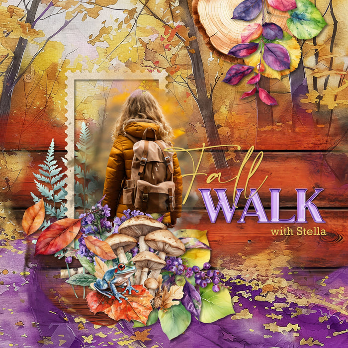 Enjoy the autumn season with these warm digital scrapbooking watercolor embellishments, papers, clusters, and journaling cards by Lucky Girl Creative that can be used for create beautiful pages or seasonal greeting cards. Great for fall, outdoor and nature, Thanksgiving, and more. Embellishments include acorn, leaf, leaves, badger, animal, woodland, bird, chickadee, owl, turkey, deer, fawn, stag, fox, frog, hedgehog, moose, raccoon, squirrel, backpack, berry, berries, birch tree, blanket, campfire, and more