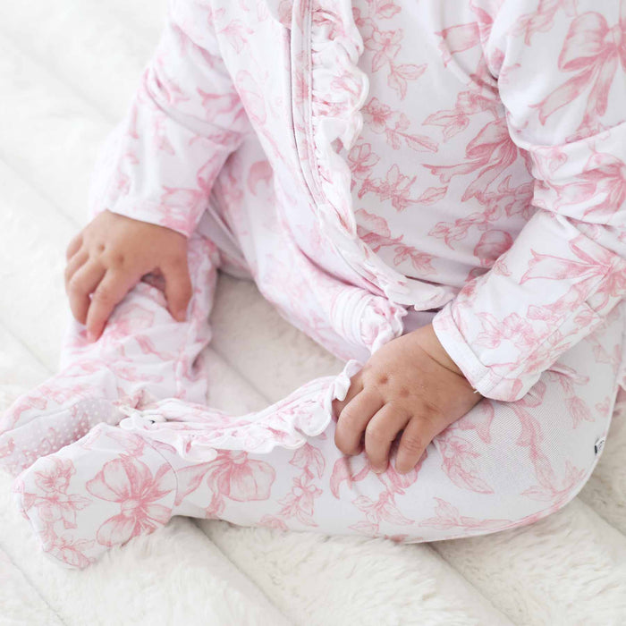 Fancy Frills Ruffle Footie