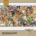 Whether you love to spend your time on the farm, the ranch, growing crops, or enjoy barnyard animals and the garden, this beautiful watercolor digital scrapbooking collection by Lucky Girl Creative digital art will help you document your memories. Embellishments include bull, cow, chicken, hen, rooster, chick, bunny rabbit, nest, cattle, Border Collie dog, goat, horse, bee, bug, insect, pig, hog, sheep, barn door, barn, farmhouse, window, shed, chicken coop, clothespin, crop, corn, field, cowboy, and more.