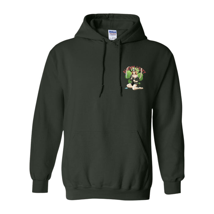 Premium green firefighter hoodie – FFC 343 Always Lucky design