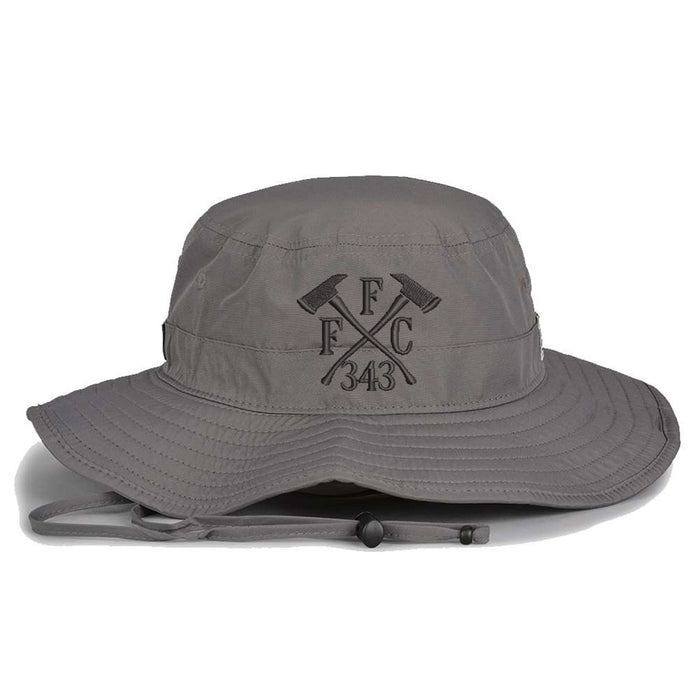 FFC 343 blackout boonie hat firefighter IAFF fire department sun protection
