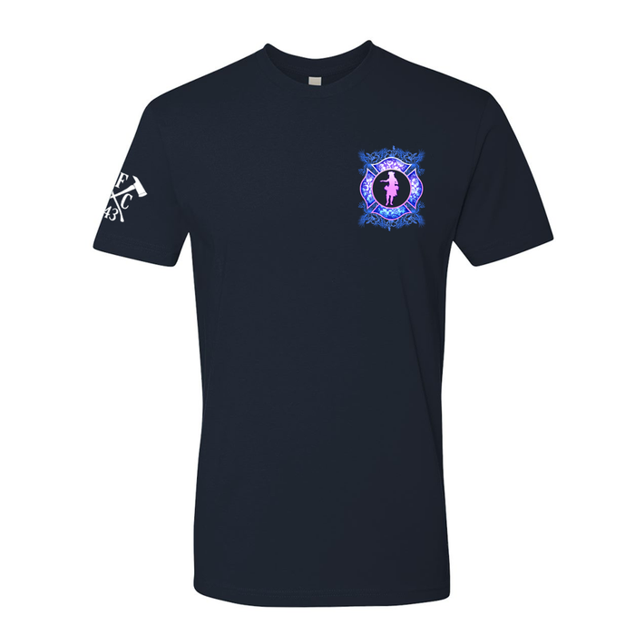 FFC 343 Hawaiian Firefighter T-Shirt fire department tropical aloha summer tee
