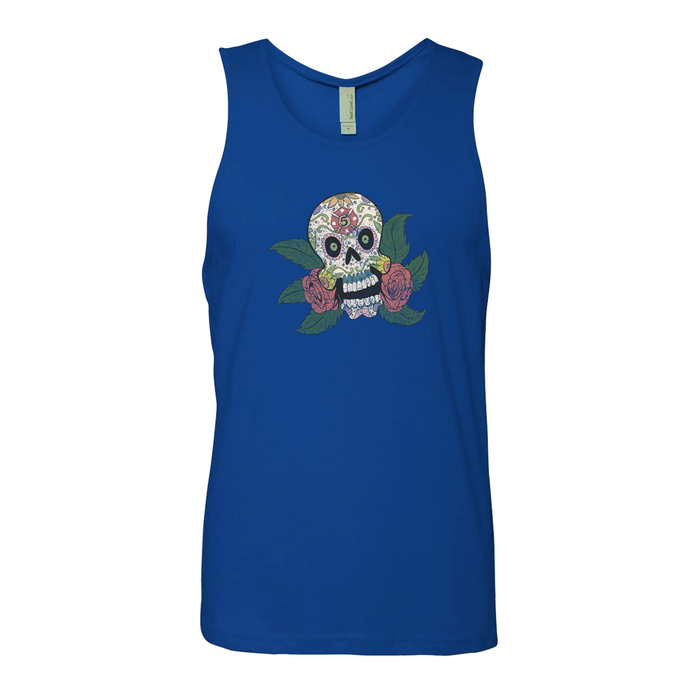 FFC 343 Maltese Sugar Skull Men's Tank Top firefighter fire department Day of the Dead maltese