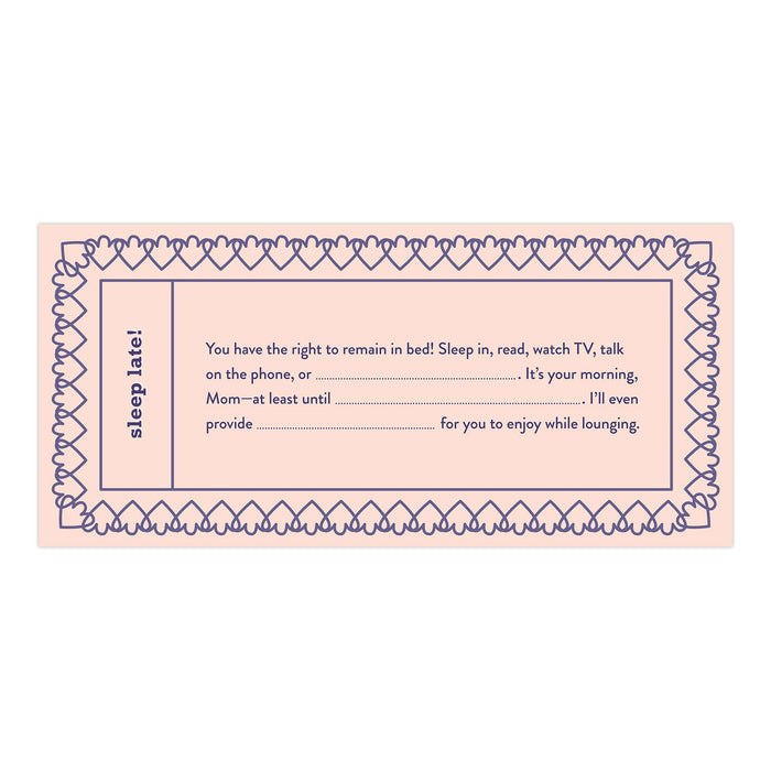 Fill in the Love® Mom Vouchers